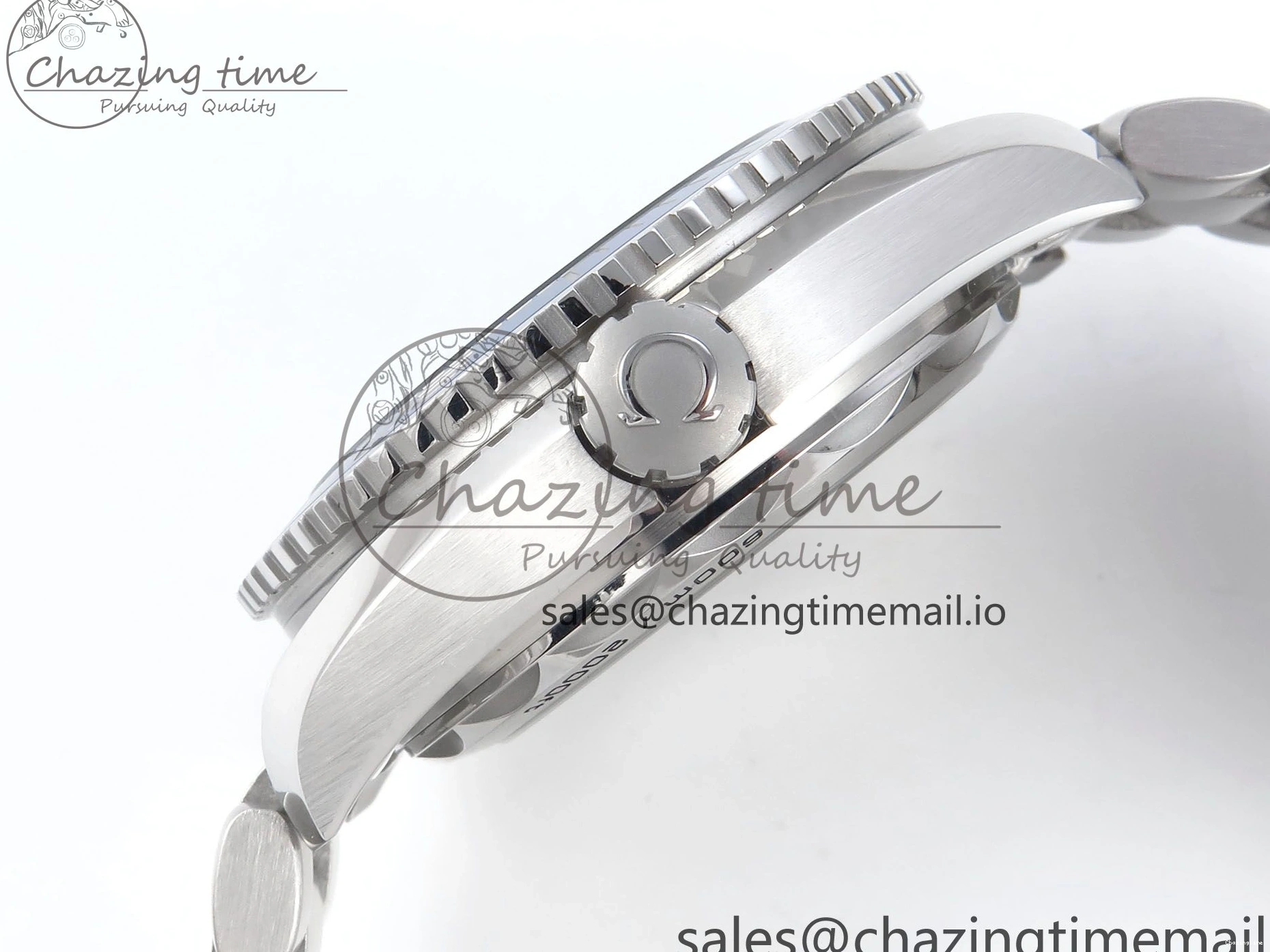 0223 WrinkleFree Seamaster Planet Ocean 600M 43.5mm SS SCF 1:1 Best Edition Black Orange Bezel Black Dial on SS Bracelet A8900 Super Clone 7682